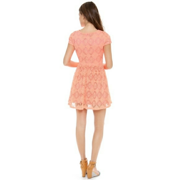 NWT, Revolve Lovers + Friends Voulez Vous Coral Lace Dress - Picture 9 of 15